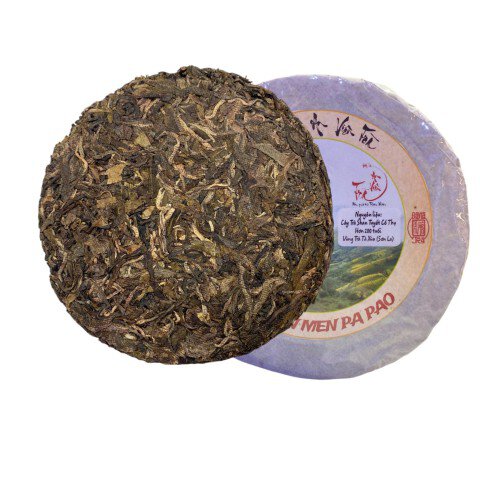 Trà lên men PaPao Bản Bẹ Vò Máy - Trà Shan Tuyết Cổ Thụ 1 búp 2 lá Tà Xùa (Sơn La)